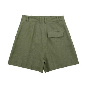 Women's Comfortable Cotton Blend Shorts Soft Casual Everyday Summer Fashion Lounge Wear Shorts - Product Image 2