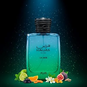 Parfum HAWAS FOR HIM 100ml par RASASI, original de Dubaï, parfum arabe longue tenue pour homme. - Product Image 4