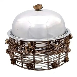 Plat à gratin en acier inoxydable de style arabe, ton chaud, pour usage domestique et en restaurant, marmite de haute qualité - Product Image 5