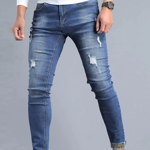 2026 New Fashion <b>Jeans</b> Pants Cheap Price <b>for</b> <b>Men's</b> Wholesale Customized Logo Printed Slim Fit <b>Men</b> <b>Jeans</b> Pants - Product Image 2