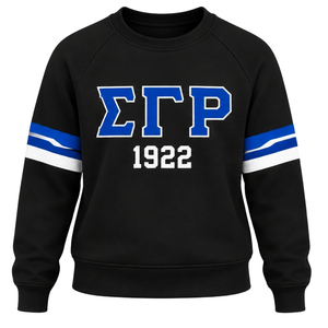 เสื้อสเวตเชิ้ตกรีกสำหรับผู้หญิงแบบกำหนดเองของ Sigma Gamma Rho พิมพ์ลาย Sorority ผ้าฟลีซ คอกลม ลำลอง เสื้อผ้าสำหรับวิทยาลัย แฟชั่นสตรีทแวร์ - Product Image 1