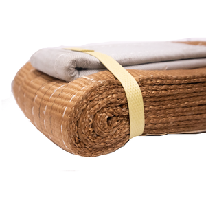 Provina charges lourdes 6000kg 150mm largeur 2 plis plat sangle polyester élingue de levage avec certificat - Product Image 6