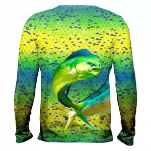Chemises de pêche pour homme à manches longues, impression par sublimation, broderie de logo, design personnalisé, haute qualité, vêtements de sport - Product Image 2
