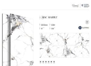 Azulejos de porcelana brillante de lujo contemporáneo, tamaño 800x1600, 1200x1800, 750x1500 mm, azulejos modernos tipo losa para diseño de interiores - Product Image 3