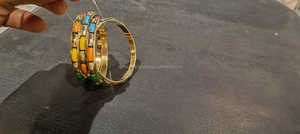 Artisan ชุดกำไลข้อมือทองเหลืองแบบปรับได้, กำไลข้อมือแฟชั่นทำด้วยมือสำหรับเครื่องประดับไลฟ์สไตล์ทันสมัย - Product Image 6