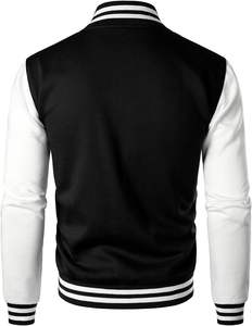 New Arrival Embroidered Logo Winter <b>Men</b> Varsity <b>Jacket</b> High Quality <b>Long</b> Sleeves Letterman <b>Jacket</b> - Product Image 3