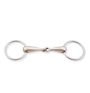 Bocado de Anillas Sueltas Personalizado para Montar a Caballo, Bocado Ecuestre Duradero de Acero Inoxidable para Entrenamiento, Estilo de Silla Inglesa, Cómodo - Product Image 2