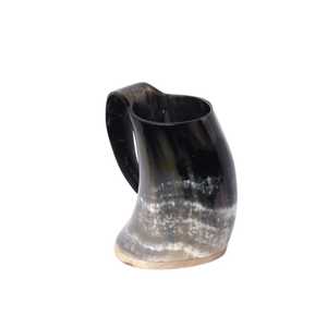 Taza de Cuerno de Búfalo Hecha a Mano, Forma Natural, Pulida, Duradera, Segura para Alimentos, Artículo Coleccionable, Decoración Rústica para el Hogar, Regalo de Boda, Estilo Moderno Uttar - Product Image 4