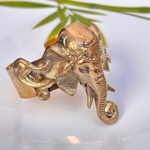 Indian 100% pure brass wholesale Fashion Brass Adjustable <b>Cuff</b> Bangle for Women Handmade Designer Stackable <b>Bracelets</b> large <b>cuff</b> - Product Image 3