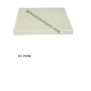 Plaque chauffante rectangulaire en céramique alvéolée infrarouge en cordiérite pour brûleur à gaz haute température | Numéro d'article GS-390M - Product Image 2