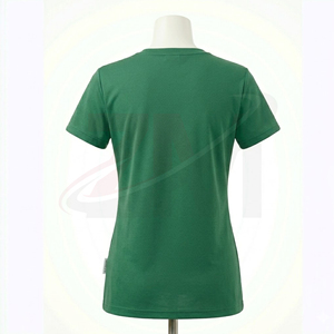 T-shirt en coton, tissu extensible, respirant, toucher doux, décontracté, coupe ajustée, tendance, vêtement de mode quotidien pour l'été - Product Image 2
