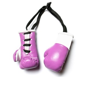 <b>Car</b> Hanging Boxing Gloves Mini Keychain Artificial Leather Mini Boxing Glove <b>Key</b> <b>Ring</b> MMA Gift Custom Size Promotional Design - Product Image 4