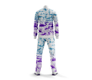 Ensemble de survêtement tie-dye unisexe de qualité supérieure, respirant, séchage rapide, pour le sport, la gym, le yoga, entraînement, manches longues, grande taille - Product Image 4