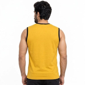 Camiseta sin mangas transpirable para hombre, ropa deportiva de primera calidad, tela ligera, ajuste atlético cómodo, adecuado para Fitness - Product Image 5