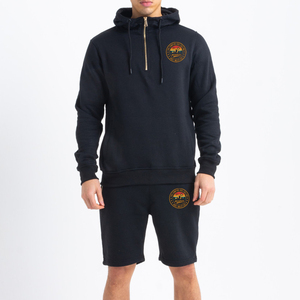 Conjunto de Sudadera con Capucha y Pantalones Cortos para Hombre, 100% Algodón, Verano 2026, de Alta Calidad, Precio al por Mayor, en Venta - Product Image 1