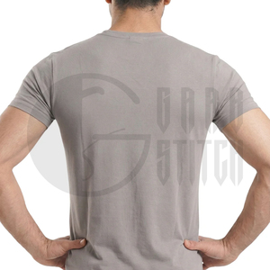 Camiseta Casual de Punto Transpirable para Hombre, Cuello Redondo, Manga Raglán, Corte Ajustado, Color Verde Sólido, Poliéster - Product Image 5