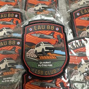 Custom PVC Patch Round Rubber Badge Hook Loop Backing Custom Logo 3D Raised Design Decorative <b>Apparel</b> <b>Accessory</b> Personalized - Product Image 4