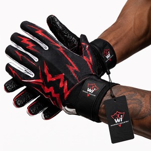 Sticky Grip Football <b>Gloves</b> for Receivers and Running Backs, Lightweight Design for Enhanced Catching Ability - Product Image 2