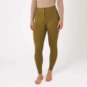 Pantalons d'équitation pour femmes, collants d'équitation respirants, extensibles, avec grip en silicone sur les genoux, confortables, pantalons d'équitation - Product Image 2