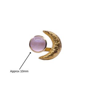 Wedding Wear <b>925</b> Sterling <b>Silver</b> Gold Plated Jewelry Rose Quartz Gemstone Women Wear Classic <b>Ring</b> - Product Image 1