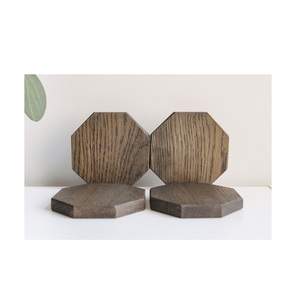 Thick Solid Wood Beverage Coasters for <b>Bar</b> Countertop Dining <b>Table</b> and Party Decoration - Product Image 6
