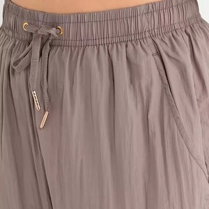 Pantalon de survêtement pour femme 100% coton, décontracté et streetwear, pantalon cargo avec logo personnalisé, confortable, respirant, pantalon évasé - Product Image 6