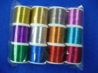 Danking DK-331 150D x 100M Multi-Color Metallic Polyester Embroidery Thread for Sewing and Knitting