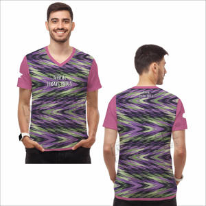 ผู้ผลิตเสื้อยืดมืออาชีพสำหรับผู้ชาย เสื้อยืดขายดีที่สุด ผ้าฝ้าย 100% เสื้อยืดผู้ชายแบบใหม่ พิมพ์ลาย ทรงหลวม - Product Image 4