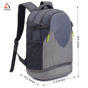 Sac de sport pour entraînement de basketball avec section pour ballon et design multi-poches pour un rangement optimal, best-seller - Product Image 3