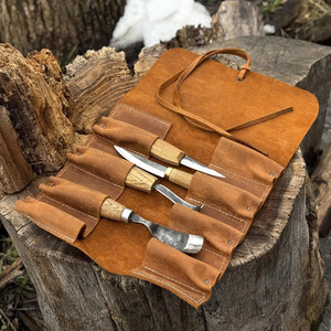 Premium leather <b>tool</b> <b>roll</b> organizer bags wholesale supplier OEM custom handmade portable storage export in wholesale price - Product Image 6