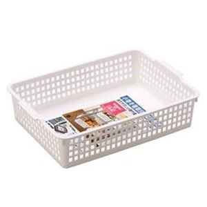 Inomata 520 ventosa A4 cesto portaoggetti di colore bianco - Product Image 1