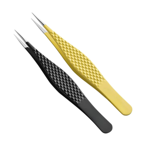 Pinzas para Pestañas de Acero Inoxidable de Alta Calidad con Logotipo Personalizado, Antiestáticas, Agarre Preciso, OEM, ODM, Venta al Por Mayor, Nueva Llegada - Product Image 1