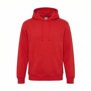 Sweat-shirt thermique d'hiver pour homme, à capuche, motif uni, 100 % coton molletonné, avec logo personnalisé, imprimé et teint uni - Product Image 1