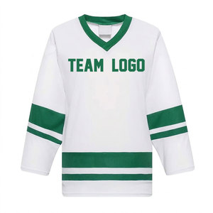Manufacturer Custom Outdoor Ice Hockey Jersey Unisex <b>Lace</b> Full Sleeve Breathable Mesh 100% Polyester Printed Customizable Front - Product Image 3