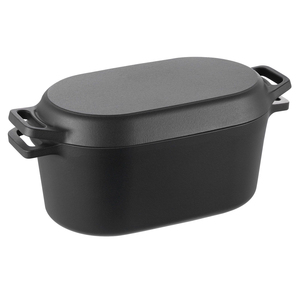 Olla Holandesa de Gran Capacidad con Cuerpo de Hierro Fundido Esmaltado Resistente, Distribución Superior del Calor, Tapa Hermética - Product Image 1