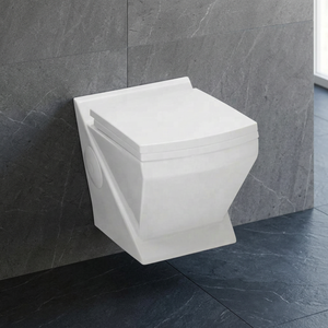 WC mural en céramique, cuvette de toilette en porcelaine, sanitaires modernes, WC suspendu pour salle de bain - Product Image 2
