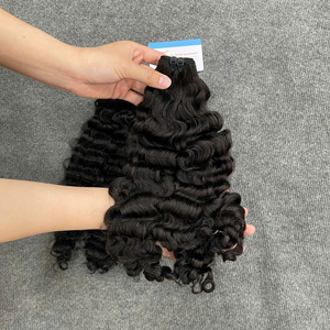 ผมต่อแบบเวฟซุปเปอร์ดับเบิ้ลดรอน บอร์มีส คิวร์ลี่ สีธรรมชาติ ผมแท้เวียดนาม - Product Image 5