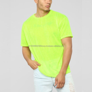 Camiseta de Algodón 100% de Alta Calidad, Tejida y Estampada para Hombre, con Logotipo Personalizado, Transpirable, Talla Grande, Holgada - Product Image 1