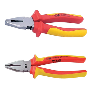 Alicates combinados con aislamiento VDE 1000V, tipo europeo, con mango 2K - Product Image 2