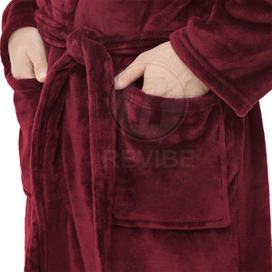 Luxury Fashion Men's Terry Bathrobe 100% Cotton Cozy Fabric Long Sleeve Premium Loungewear for Modern Lifestyle - Product Image 6