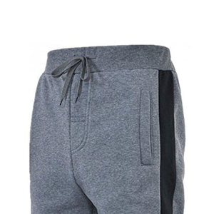 Pantalones Deportivos de Algodón y Poliéster Gris para Hombre, Corte Ajustado, con Bolsillos Laterales y Cordón, para Otoño - Product Image 5