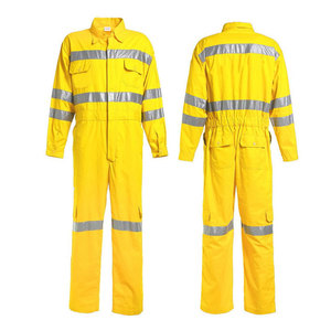 Overol de trabajo de poliéster personalizado de la mejor calidad, hecho con material totalmente transpirable y de secado rápido para hombres. - Product Image 3