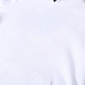 Sweat-shirt à capuche personnalisé Howard University blanc, coupe oversize et carrée, style fraternité, doublé polaire, color-block, pour la vente en gros - Product Image 2