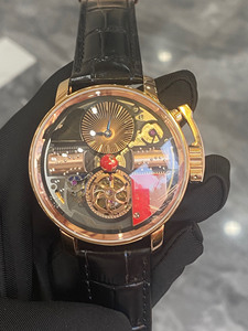 Exquisitely Designed Luxurious Cowhide Strap, Casual Travel, Banquet Tourbillon Automatic <b>Mechanical</b> Men's <b>Watch</b> - Product Image 2