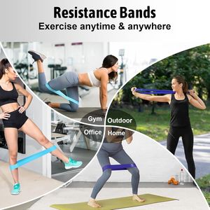 Ensemble de bandes de résistance multicolores pour l'entraînement, 5 niveaux de résistance, pour faire des exercices - Product Image 2