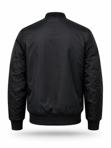 High Quality Wholesale Winter <b>Men's</b> High Street Style Stand Collar Quick Dry Nonwoven Nylon <b>Suede</b> Zipper Solid Pattern <b>Jacket</b> - Product Image 2