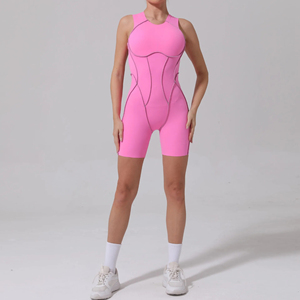 Mono Deportivo de Yoga sin Mangas para Mujer, Verano 2026, Nuevo, de una Pieza, con Diseño Sólido, Ropa de Gimnasio y Fitness - Product Image 5