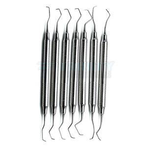 Juego de Curetas Gracey al por Mayor OEM, 7 Piezas, Juego de Curetas Gracey de Acero Inoxidable para Dentistas - Product Image 2