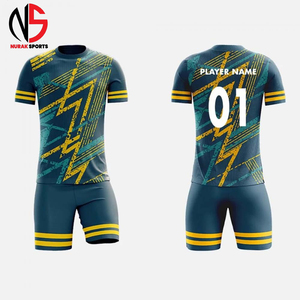 เสื้อฟุตบอลโพลีเอสเตอร์ตาข่ายพิมพ์ลายตามสั่ง ขายดี คุณภาพสูง บริการ ODM/OEM ปี 2026 - Product Image 1