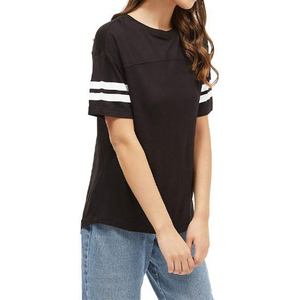 เสื้อยืดคอกลมสำหรับผู้หญิงผ้าคอตตอนสี100% เข้ารูปเป็นมิตรกับสิ่งแวดล้อมเนื้อผ้าแห้งเร็วออกแบบได้ตามที่ต้องการ - Product Image 3